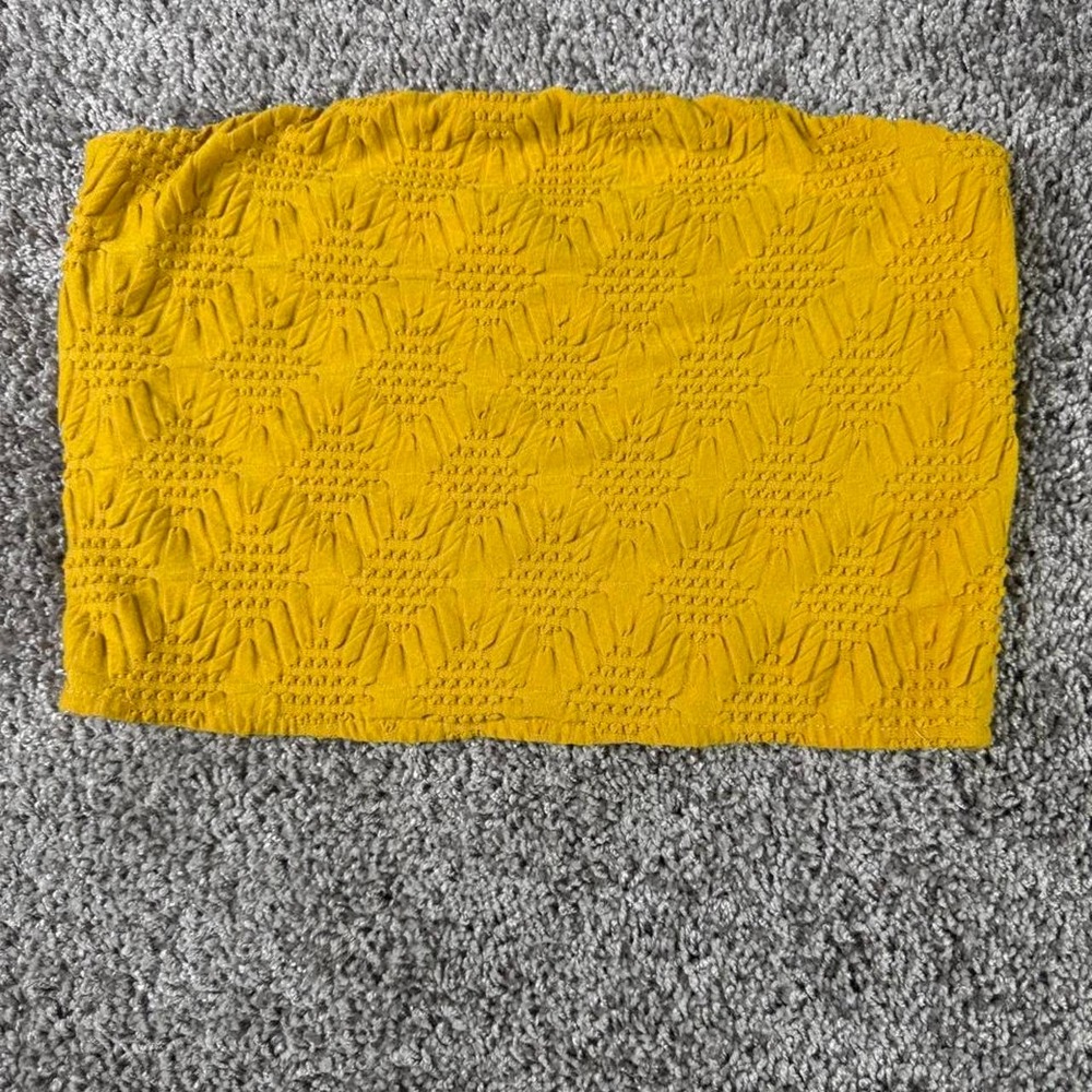 Urban Outfitters yellow boho top L